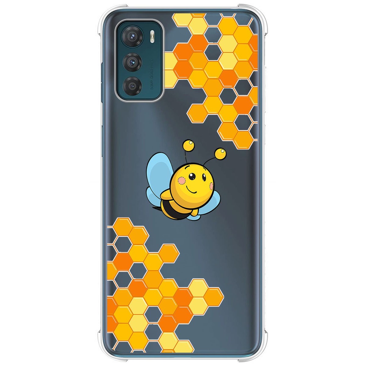 Funda Silicona Antigolpes para Motorola Moto G42 4G diseño Abeja Dibujos
