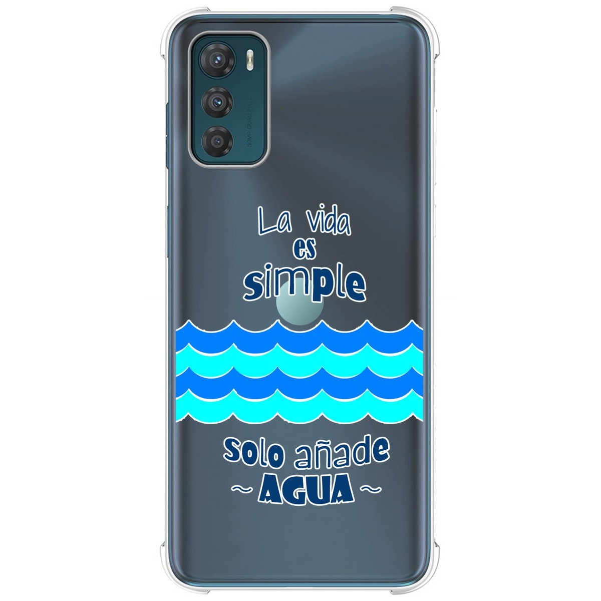Funda Silicona Antigolpes para Motorola Moto G42 4G diseño Agua Dibujos