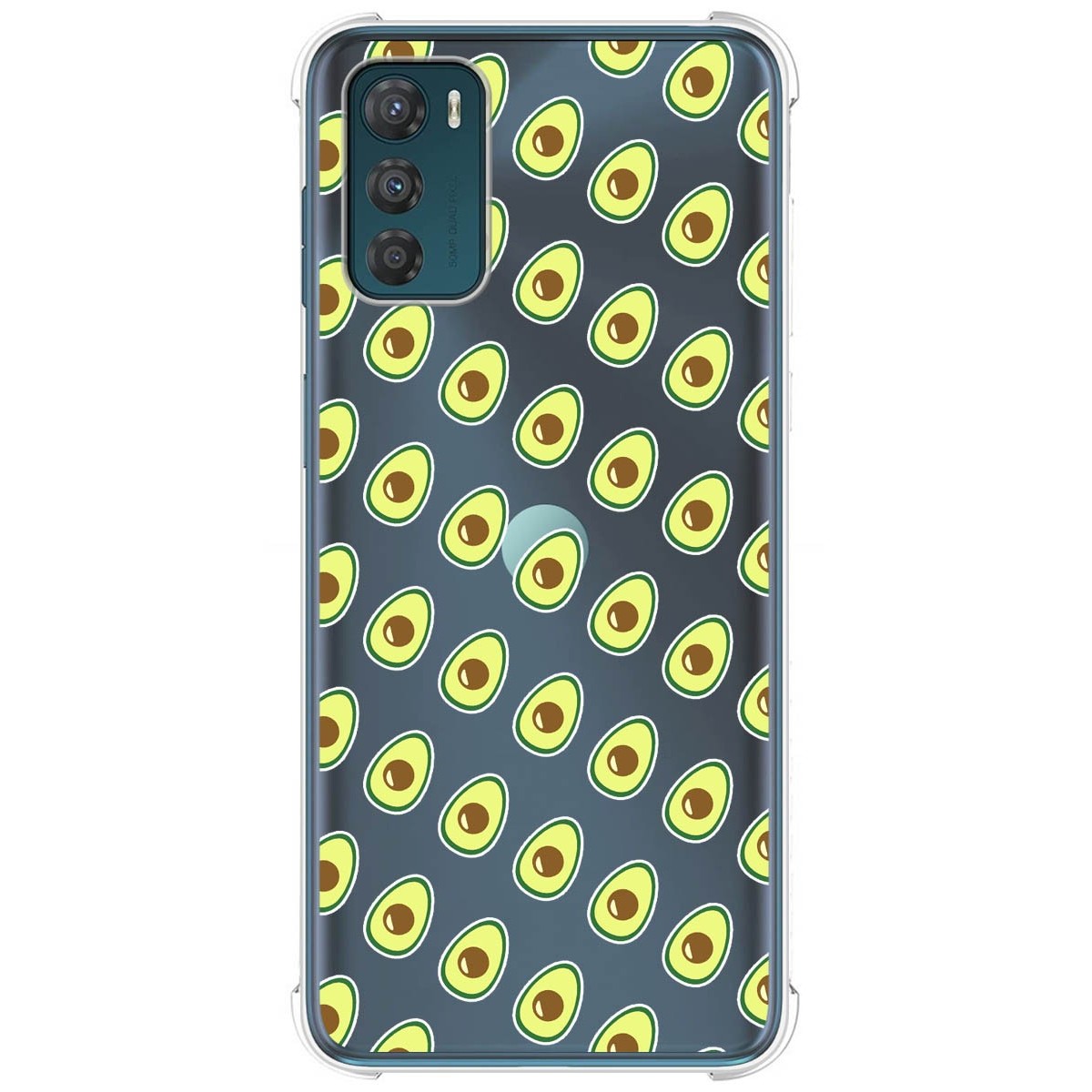 Funda Silicona Antigolpes para Motorola Moto G42 4G diseño Aguacate Dibujos