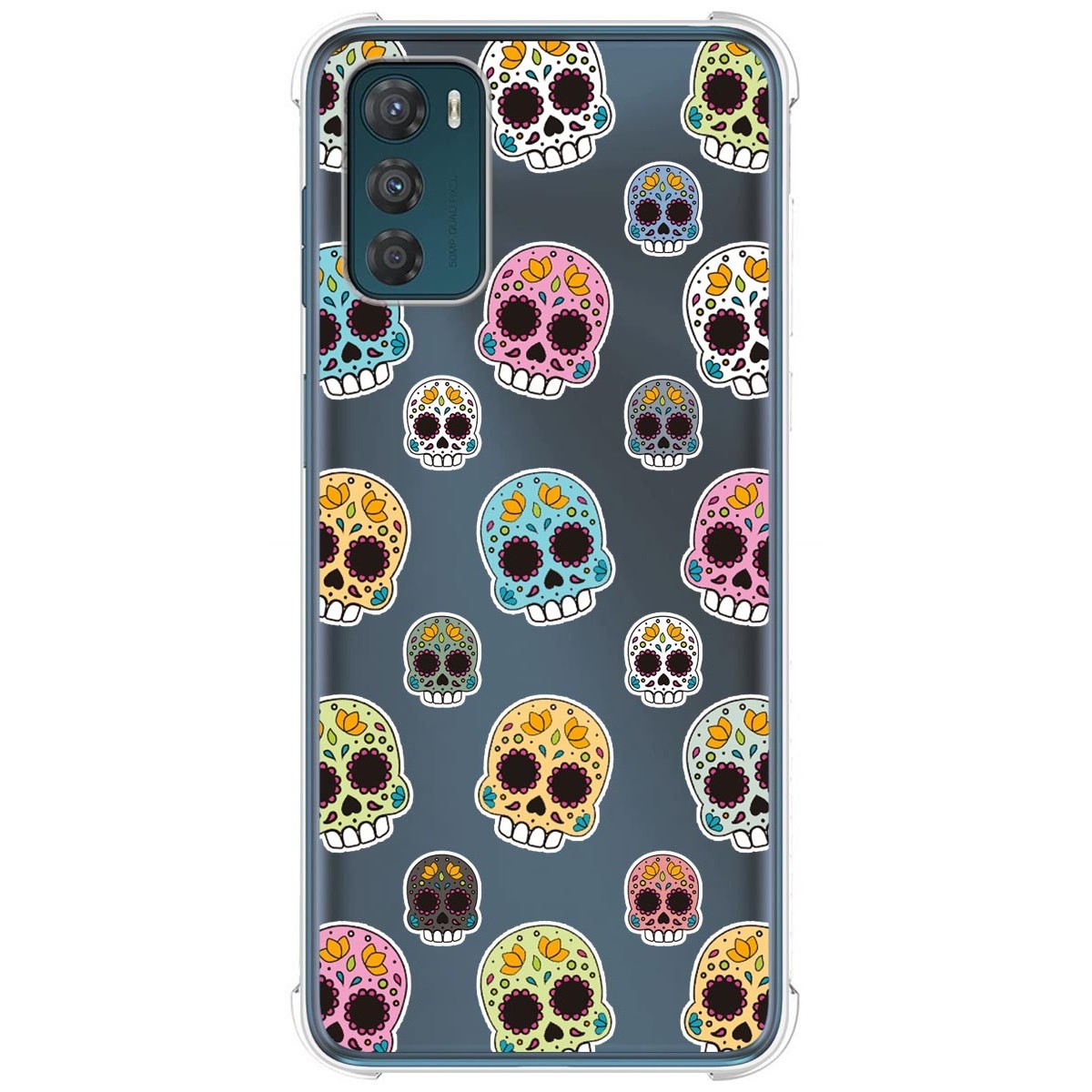 Funda Silicona Antigolpes para Motorola Moto G42 4G diseño Catrina Dibujos