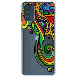 Funda Silicona Antigolpes para Motorola Moto G42 4G diseño Colores Dibujos