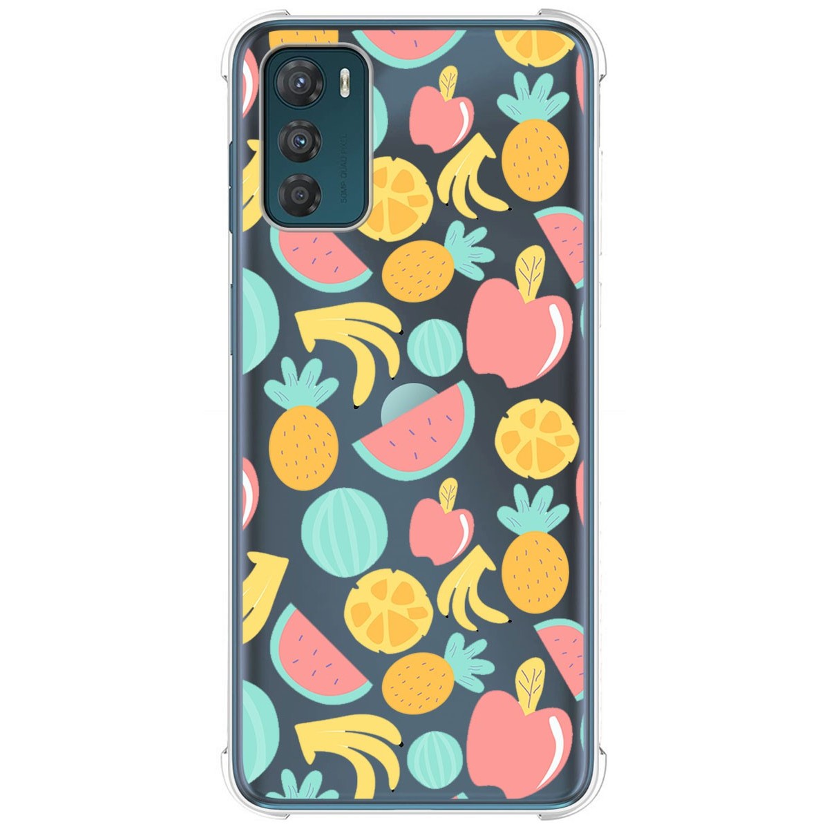 Funda Silicona Antigolpes para Motorola Moto G42 4G diseño Frutas 02 Dibujos