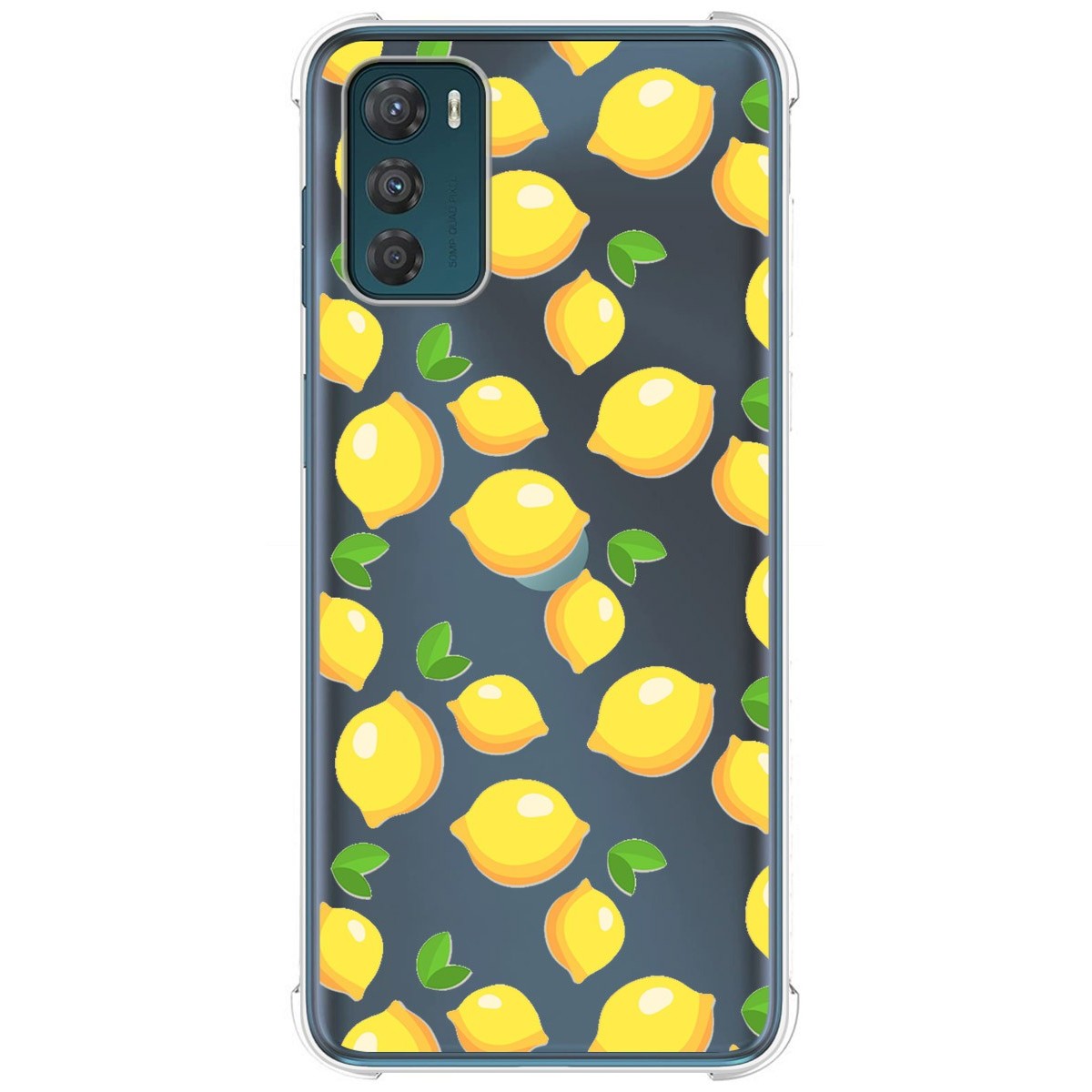 Funda Silicona Antigolpes para Motorola Moto G42 4G diseño Limones Dibujos