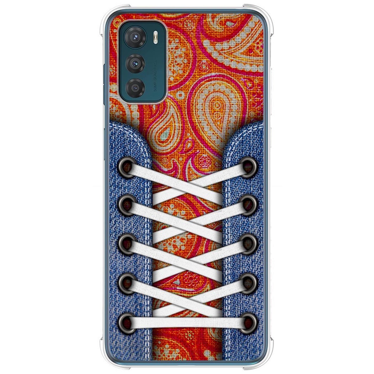 Funda Silicona Antigolpes para Motorola Moto G42 4G diseño Zapatillas 10 Dibujos