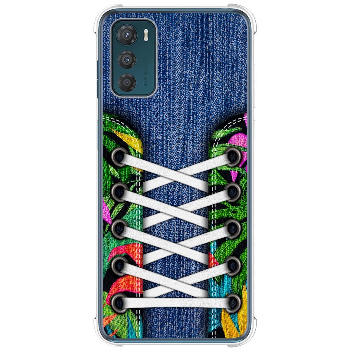Funda Silicona Antigolpes para Motorola Moto G42 4G diseño Zapatillas 13 Dibujos