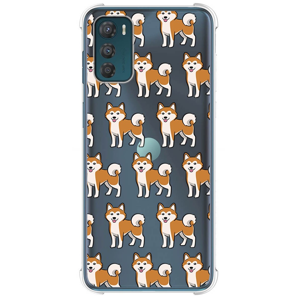 Funda Silicona Antigolpes para Motorola Moto G42 4G diseño Perros 08 Dibujos