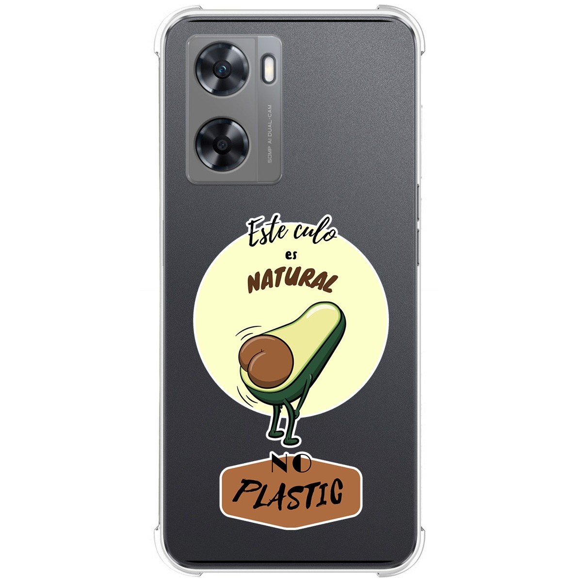 Funda Silicona Antigolpes para Oppo A57s diseño Culo Natural Dibujos