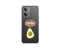 Funda Silicona Antigolpes para Oppo A57s diseño Vegan Life Dibujos