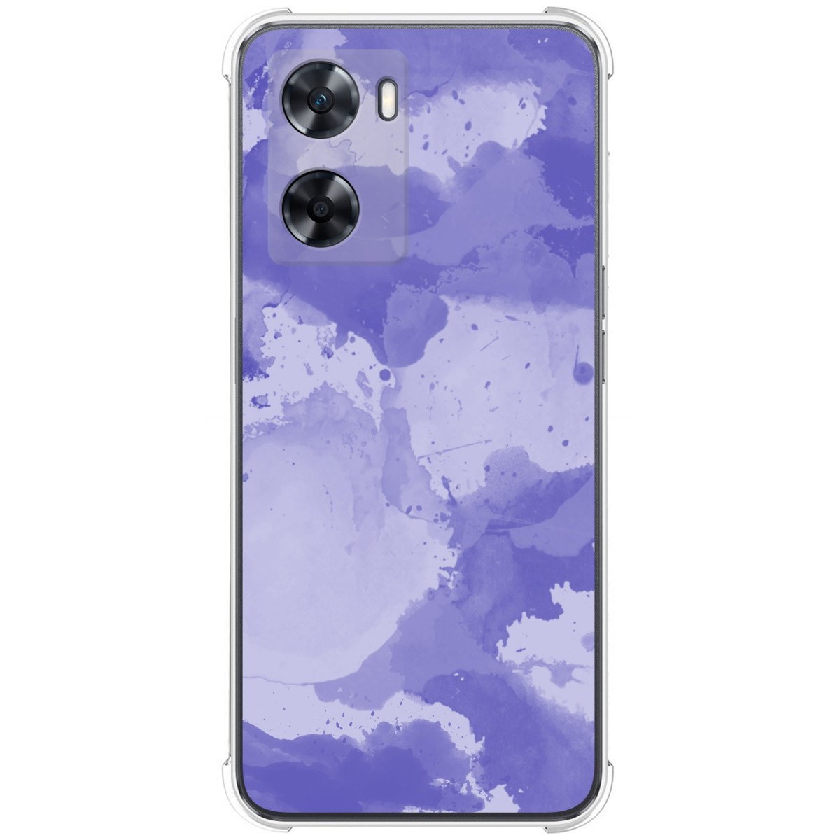 Funda Silicona Antigolpes para Oppo A57s diseño Acuarela 01 Dibujos