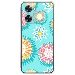 Funda Silicona Antigolpes para Oppo A57s diseño Flores 05 Dibujos