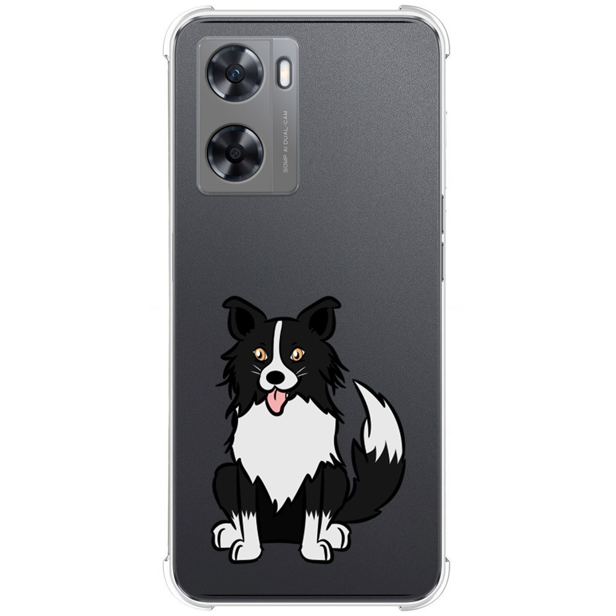 Funda Silicona Antigolpes para Oppo A57s diseño Perros 01 Dibujos