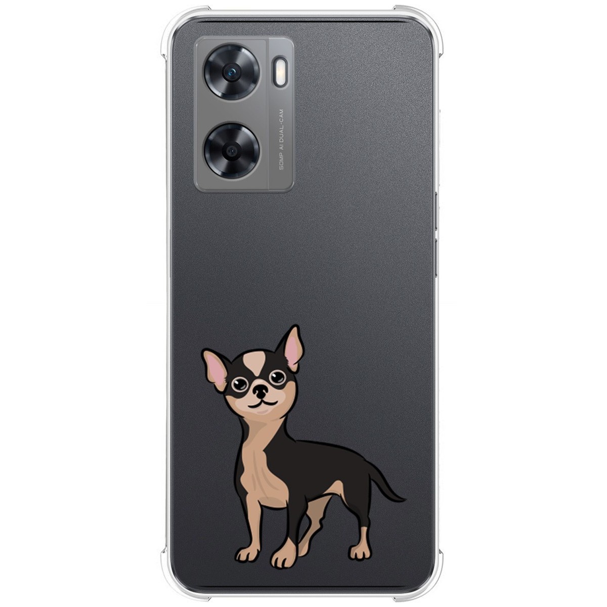 Funda Silicona Antigolpes para Oppo A57s diseño Perros 05 Dibujos