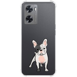 Funda Silicona Antigolpes para Oppo A57s diseño Perros 06 Dibujos
