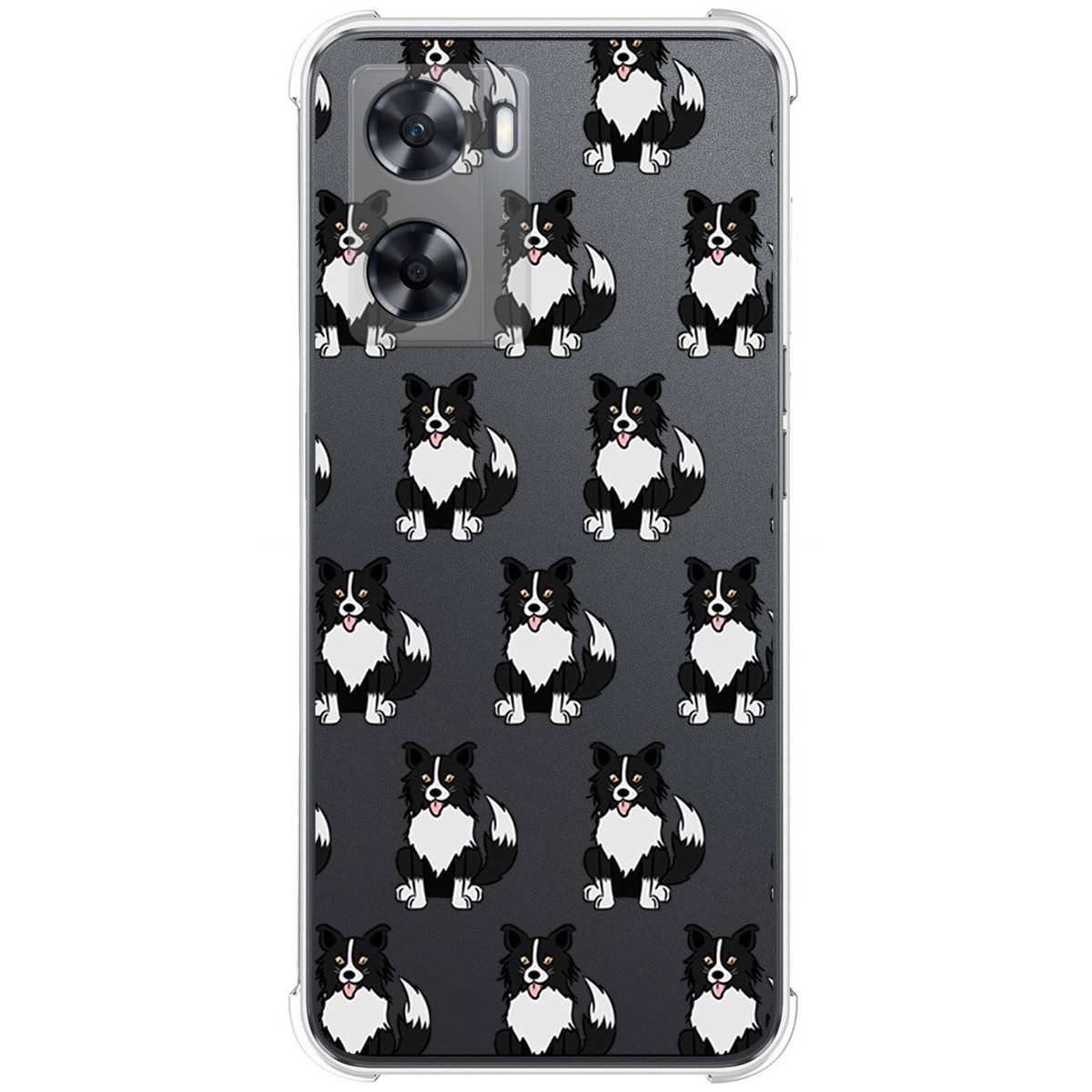 Funda Silicona Antigolpes para Oppo A57s diseño Perros 07 Dibujos