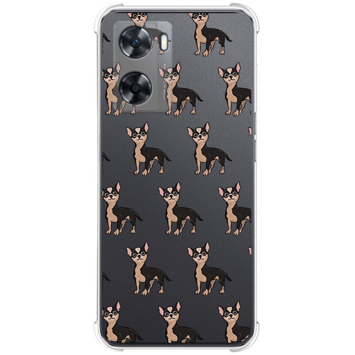 Funda Silicona Antigolpes para Oppo A57s diseño Perros 11 Dibujos