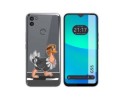 Funda Silicona Transparente para Gigaset GS5 diseño Avestruz Dibujos