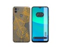Funda Silicona Transparente para Gigaset GS5 diseño Hojas Dibujos