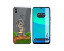 Funda Silicona Transparente para Gigaset GS5 diseño Mono Dibujos