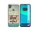 Funda Silicona para Gigaset GS5 diseño Madera 01 Dibujos