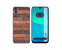 Funda Silicona para Gigaset GS5 diseño Madera 03 Dibujos