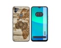 Funda Silicona para Gigaset GS5 diseño Madera 07 Dibujos