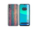 Funda Silicona para Gigaset GS5 diseño Madera 10 Dibujos