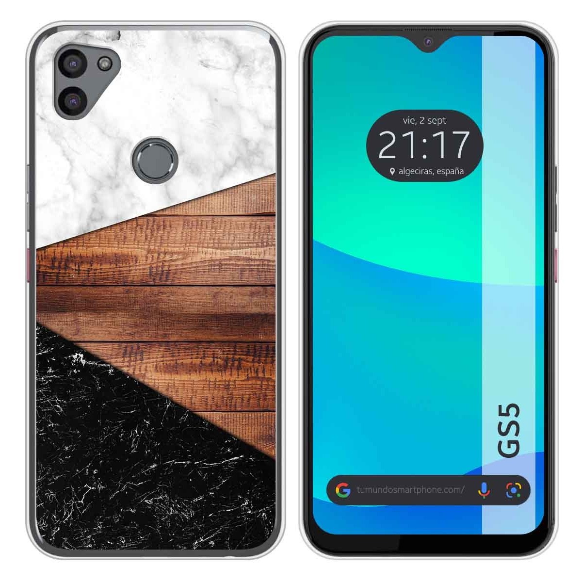 Funda Silicona para Gigaset GS5 diseño Mármol 11 Dibujos