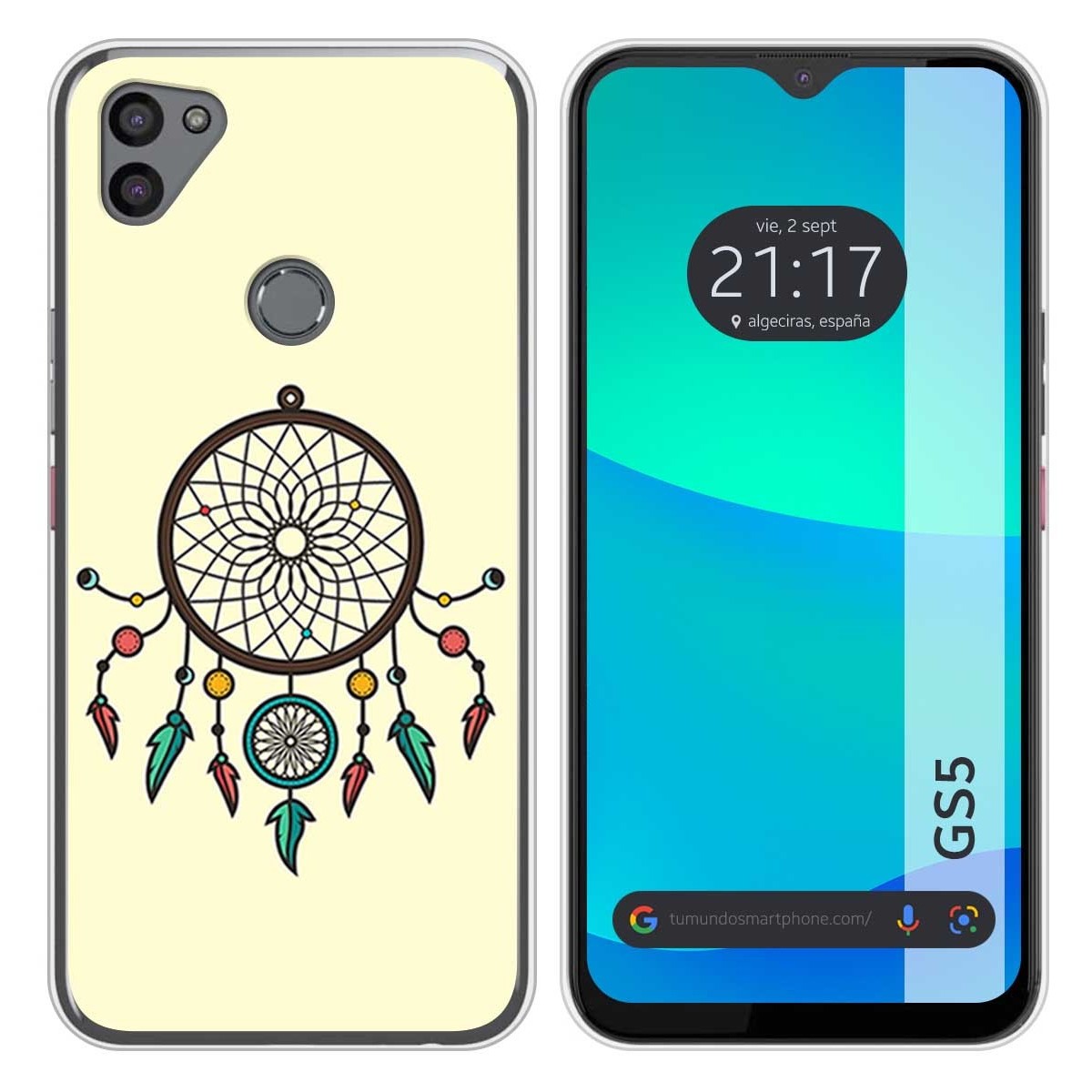 Funda Silicona para Gigaset GS5 diseño Atrapasueños Dibujos