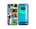 Funda Silicona para Gigaset GS5 diseño Comic Dibujos