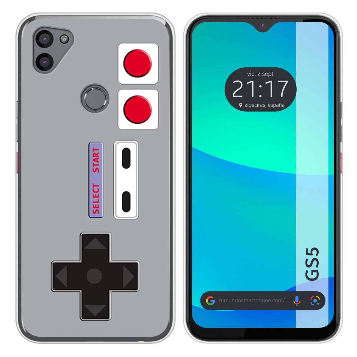 Funda Silicona para Gigaset GS5 diseño Consola Dibujos