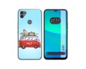 Funda Silicona para Gigaset GS5 diseño Furgoneta Dibujos