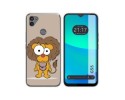 Funda Silicona para Gigaset GS5 diseño Leon Dibujos