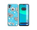 Funda Silicona para Gigaset GS5 diseño Mariposas Dibujos