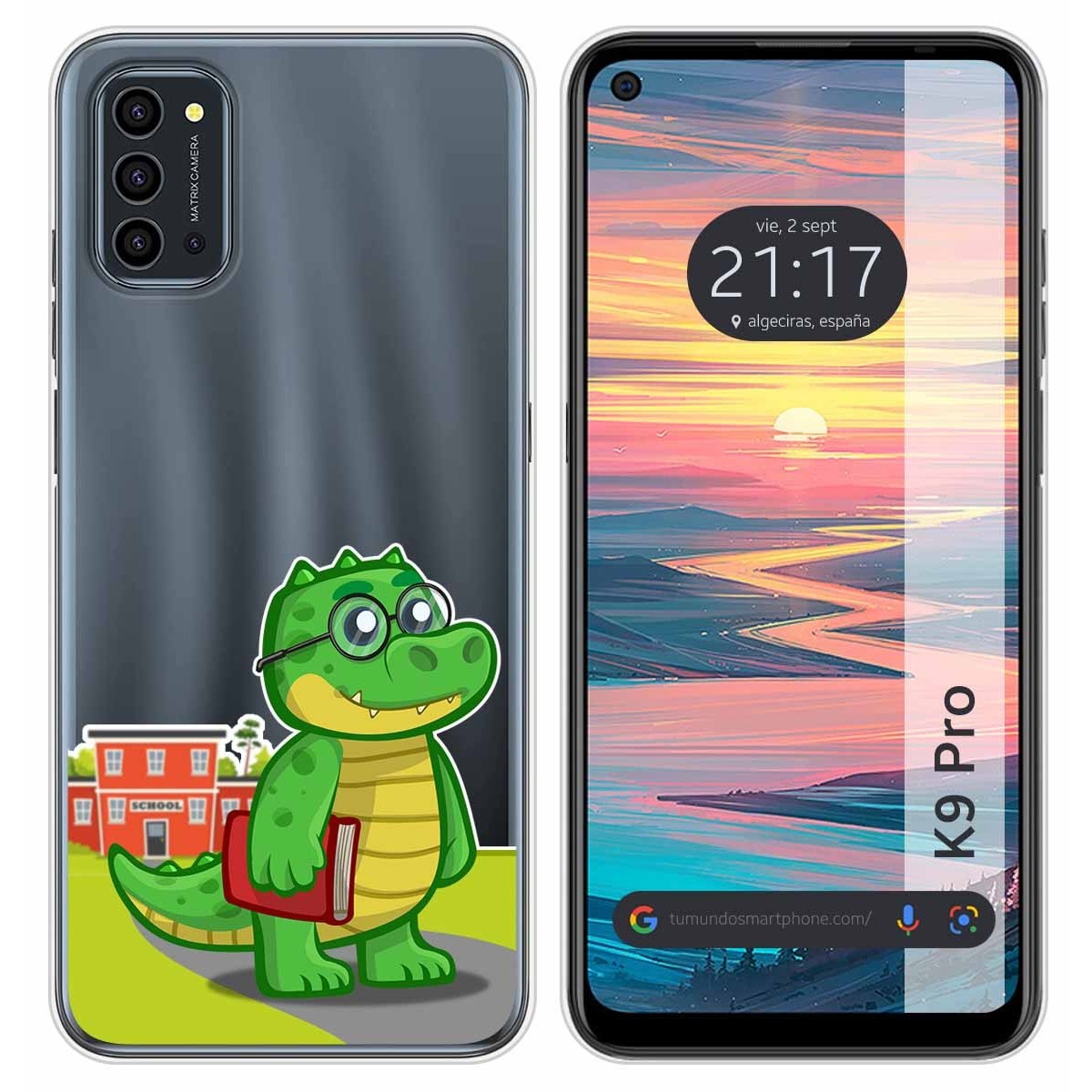 Funda Silicona Transparente para Oukitel K9 Pro diseño Coco Dibujos