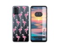 Funda Silicona Transparente para Oukitel K9 Pro diseño Flamenco Dibujos