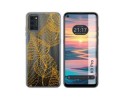 Funda Silicona Transparente para Oukitel K9 Pro diseño Hojas Dibujos