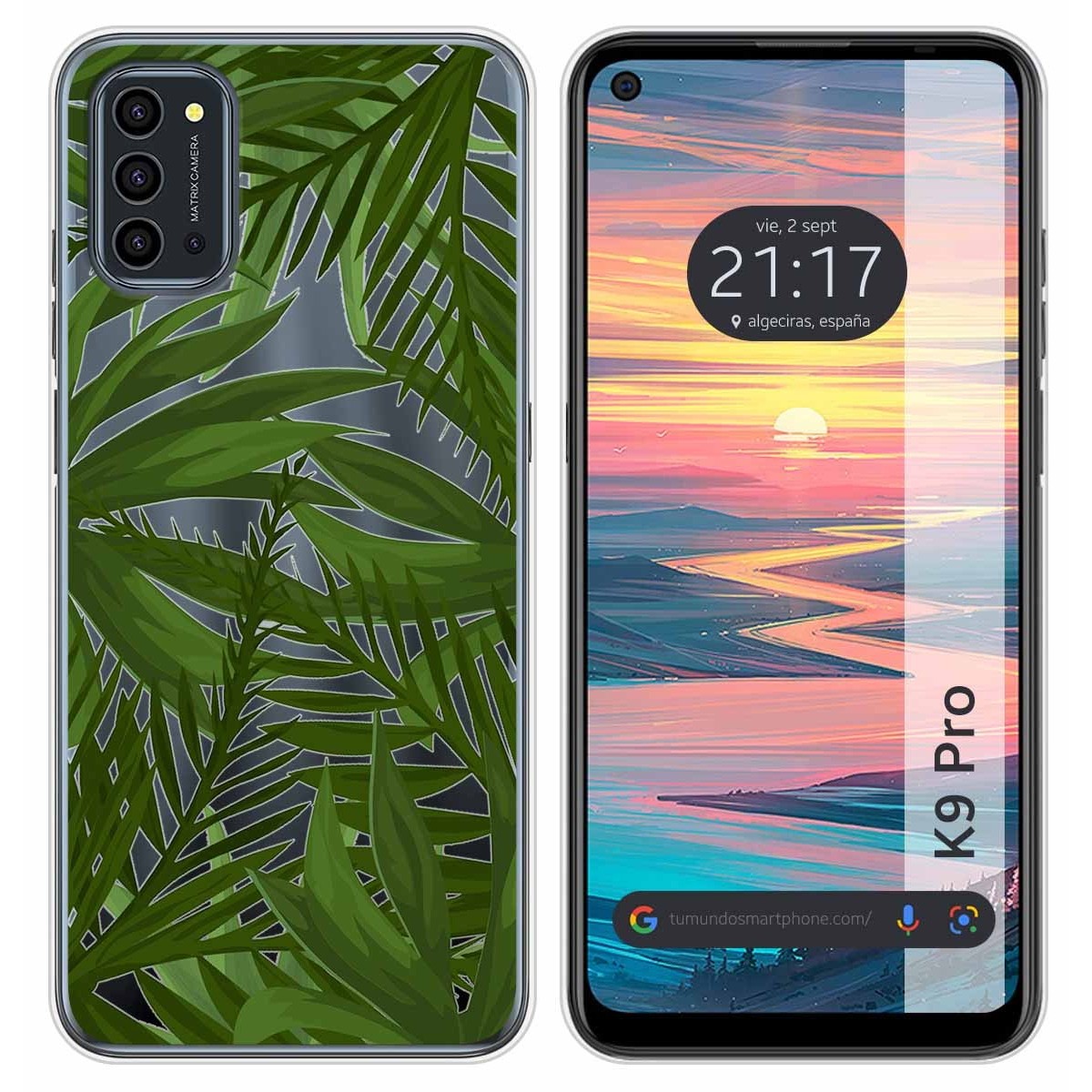 Funda Silicona Transparente para Oukitel K9 Pro diseño Jungla Dibujos