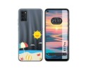 Funda Silicona Transparente para Oukitel K9 Pro diseño Playa Dibujos