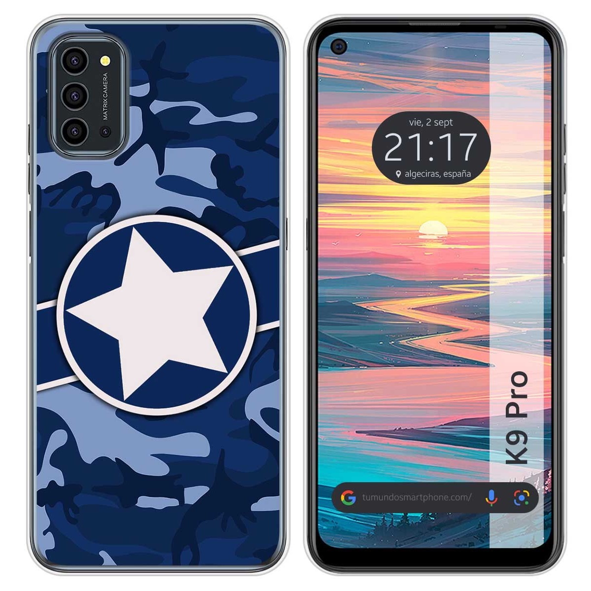 Funda Silicona para Oukitel K9 Pro diseño Camuflaje 03 Dibujos