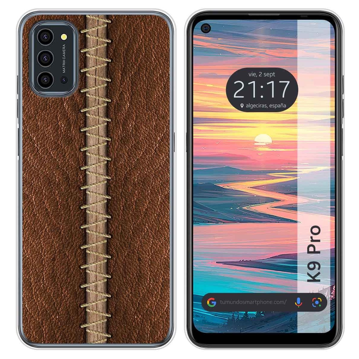 Funda Silicona para Oukitel K9 Pro diseño Cuero 01 Dibujos