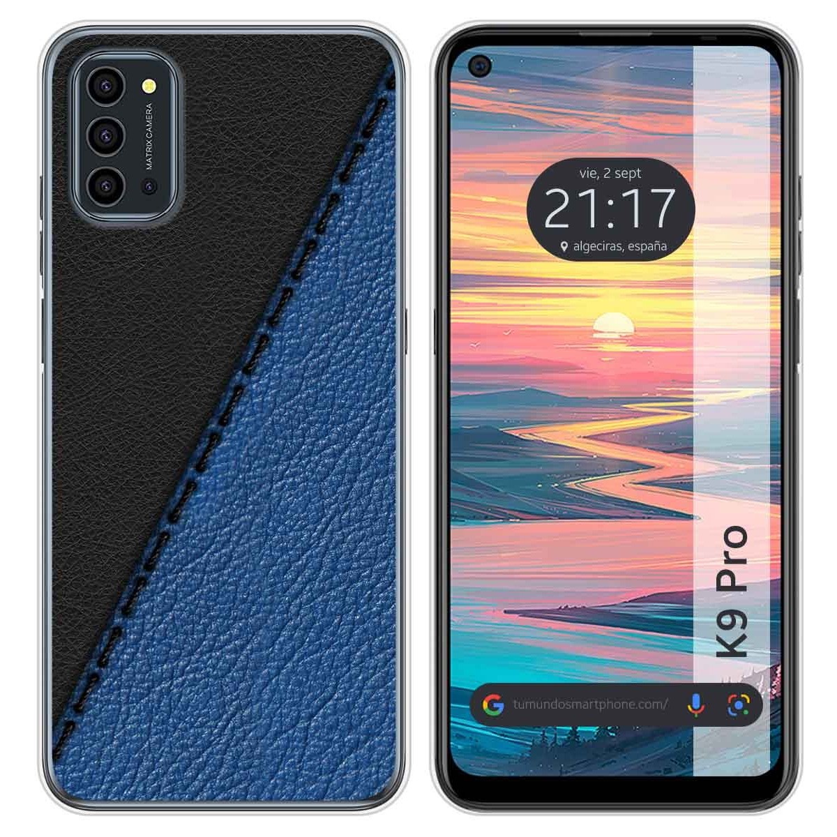 Funda Silicona para Oukitel K9 Pro diseño Cuero 02 Dibujos
