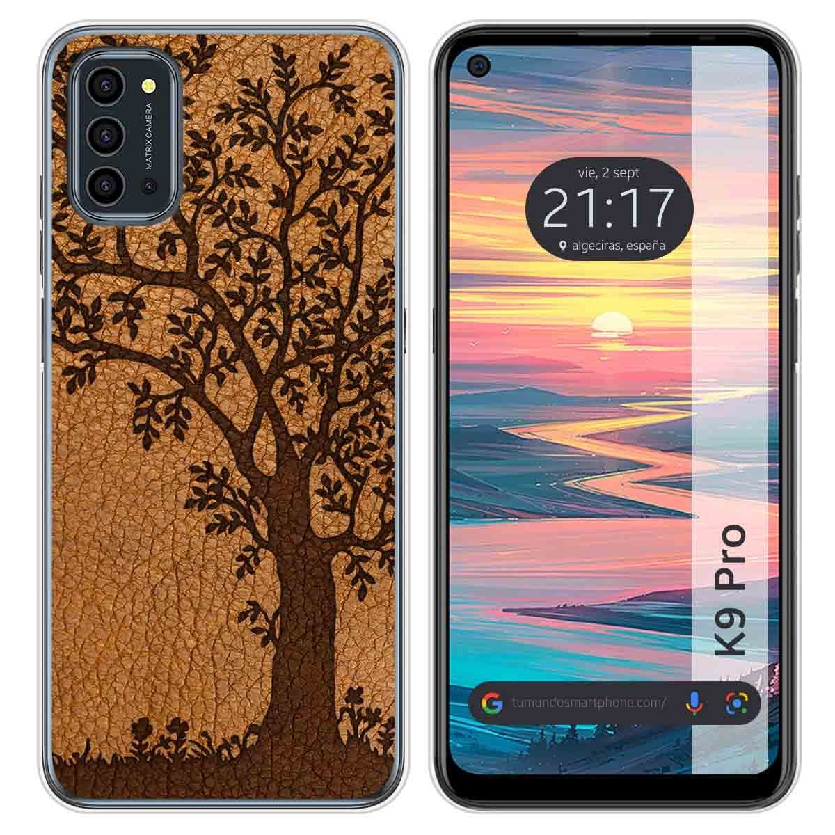 Funda Silicona para Oukitel K9 Pro diseño Cuero 03 Dibujos