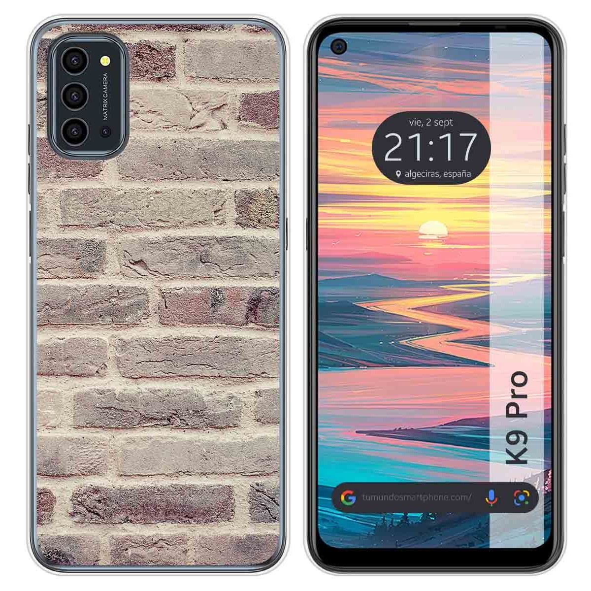 Funda Silicona para Oukitel K9 Pro diseño Ladrillo 01 Dibujos