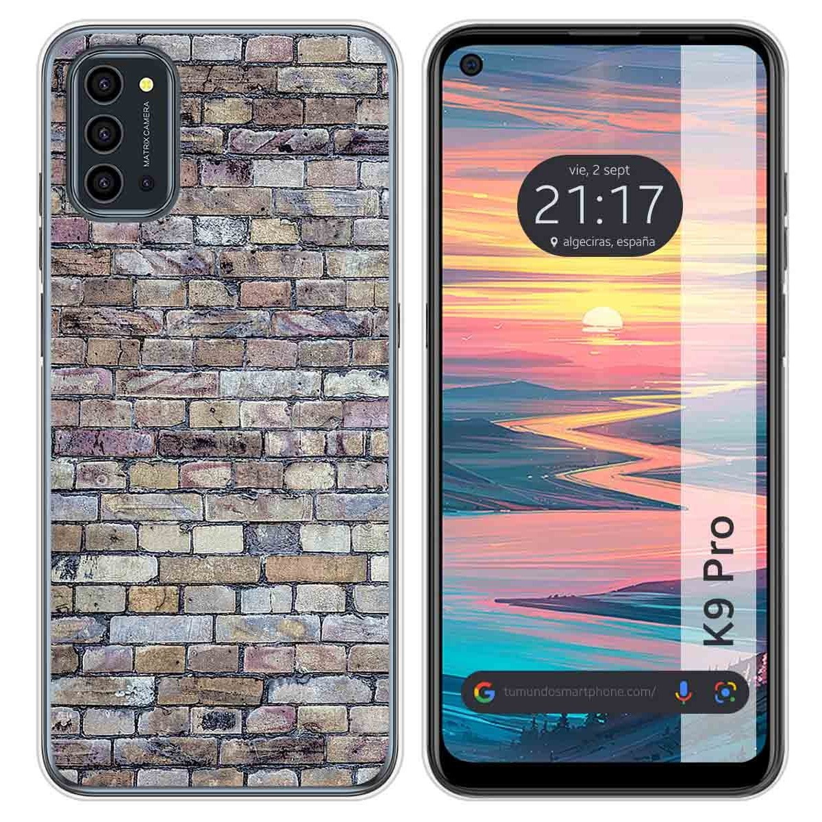 Funda Silicona para Oukitel K9 Pro diseño Ladrillo 02 Dibujos