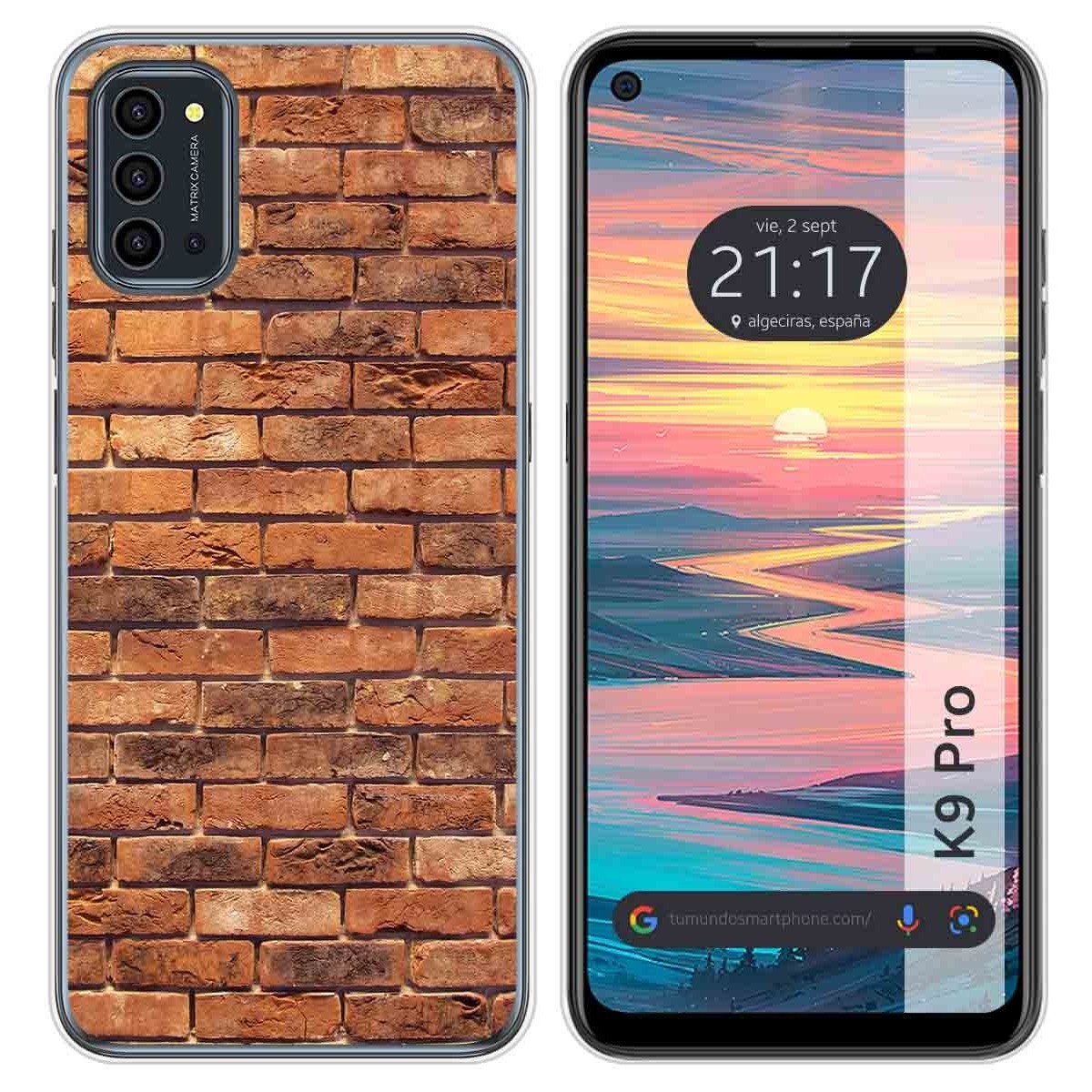 Funda Silicona para Oukitel K9 Pro diseño Ladrillo 04 Dibujos