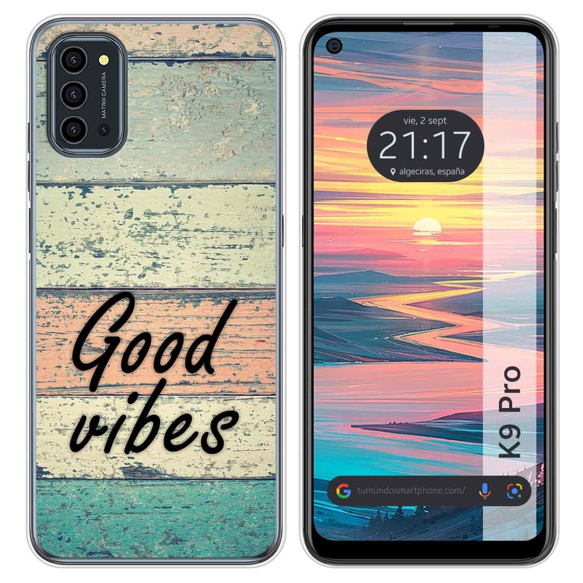 Funda Silicona para Oukitel K9 Pro diseño Madera 01 Dibujos