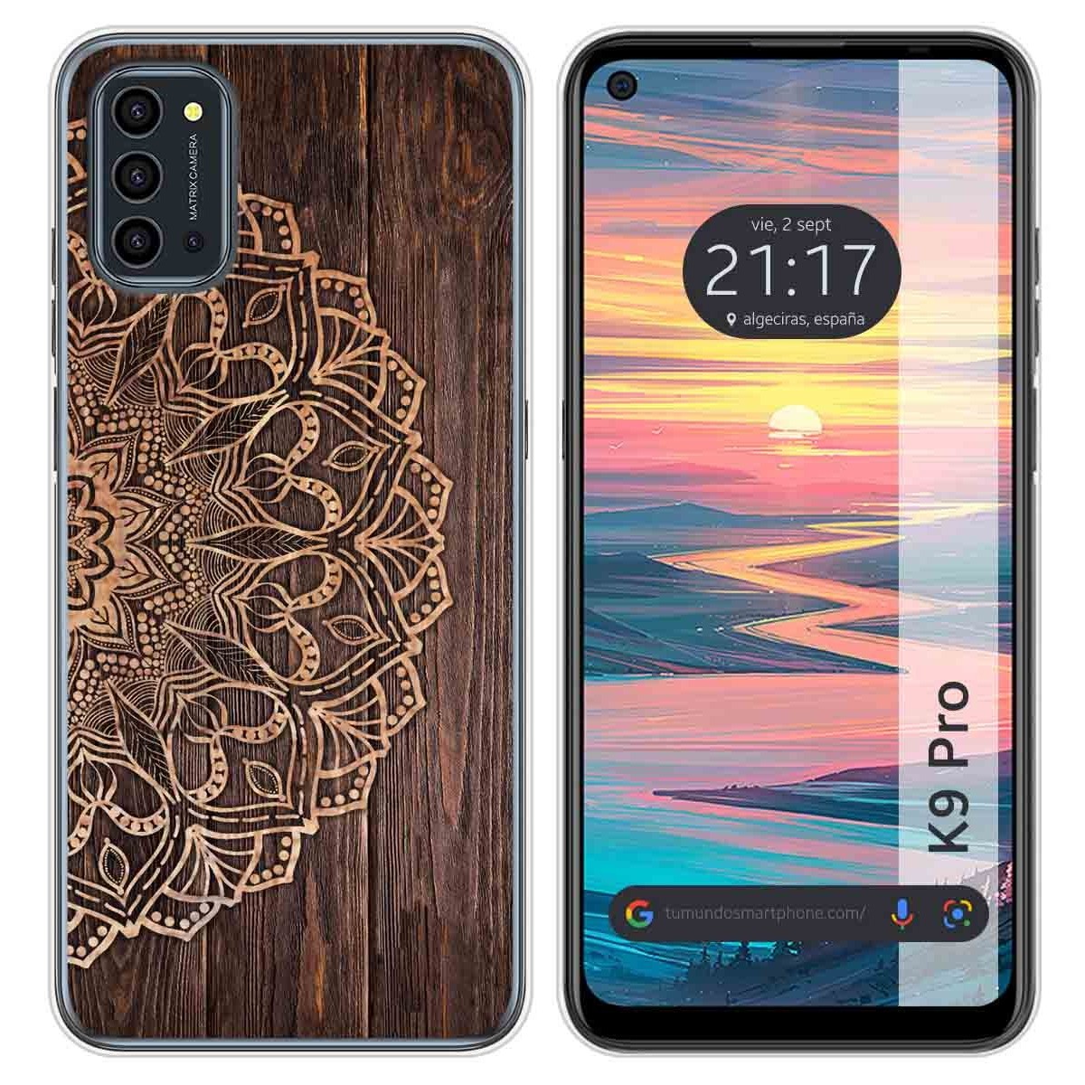 Funda Silicona para Oukitel K9 Pro diseño Madera 06 Dibujos
