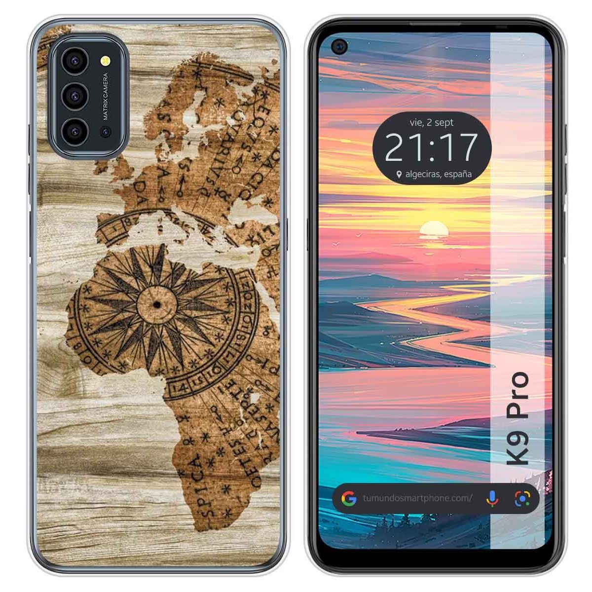 Funda Silicona para Oukitel K9 Pro diseño Madera 07 Dibujos