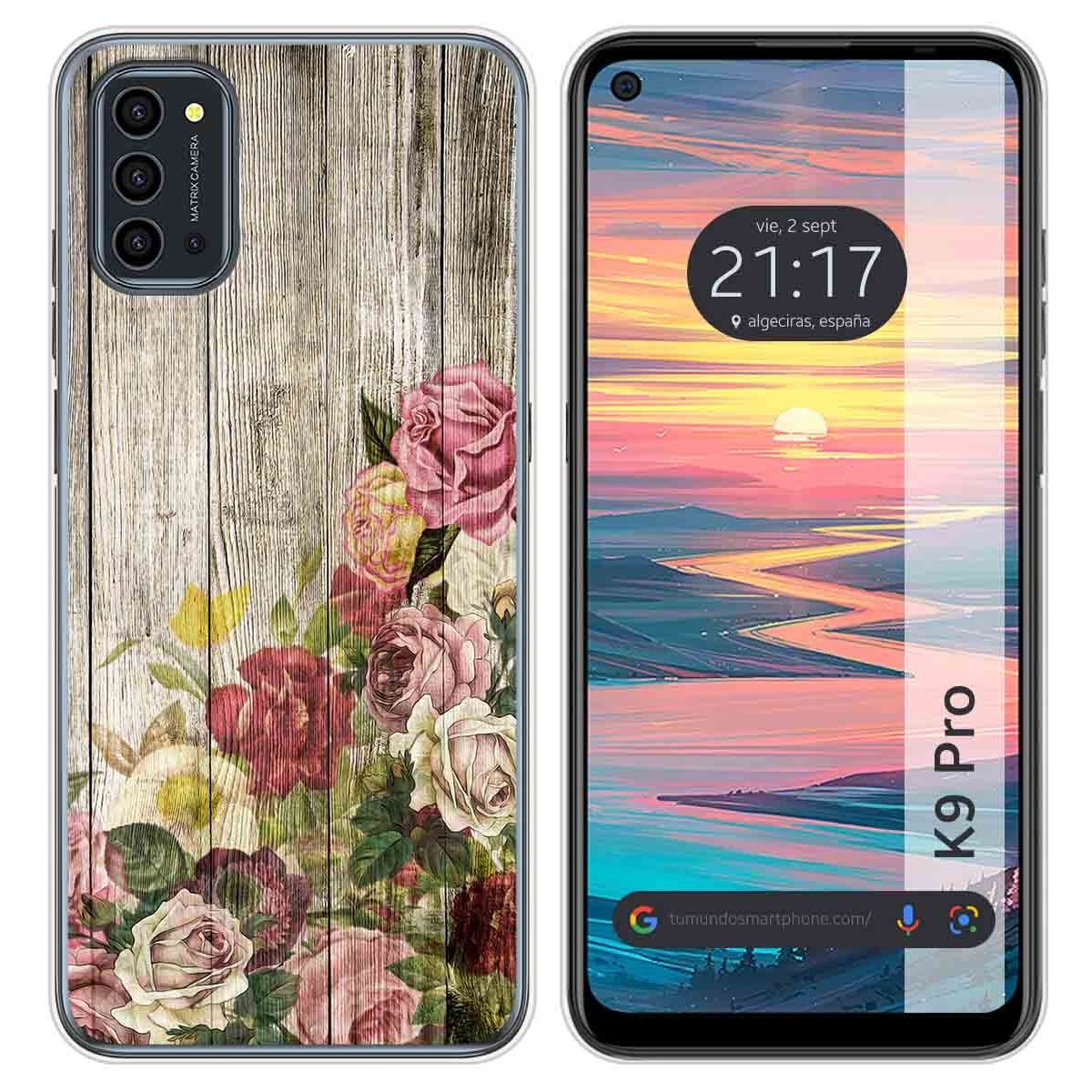 Funda Silicona para Oukitel K9 Pro diseño Madera 08 Dibujos