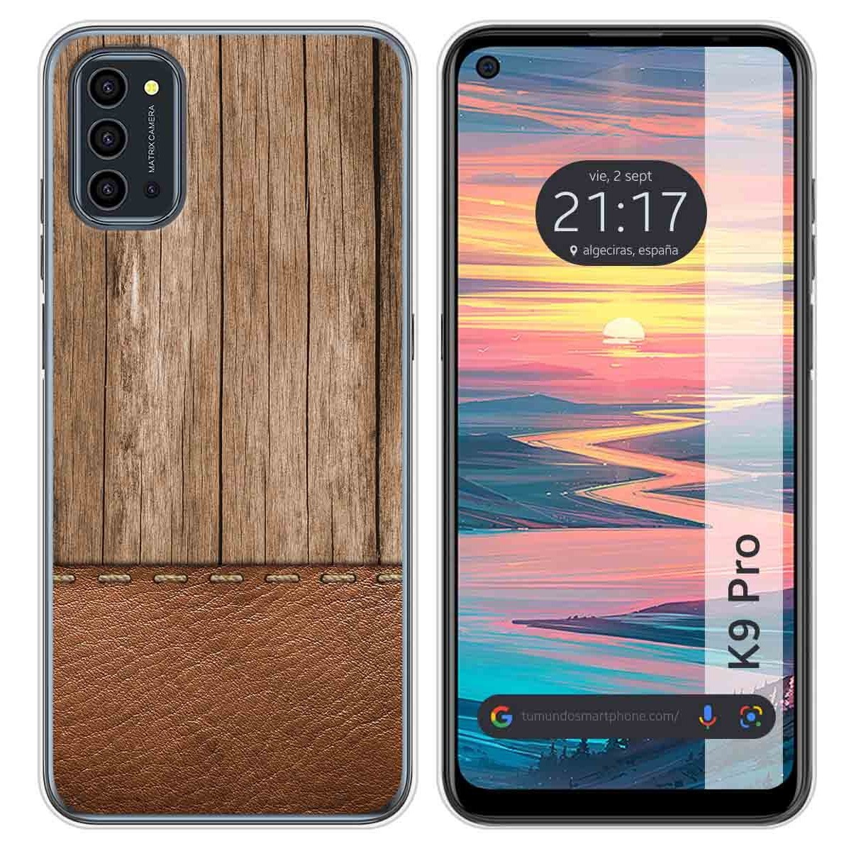 Funda Silicona para Oukitel K9 Pro diseño Madera 09 Dibujos